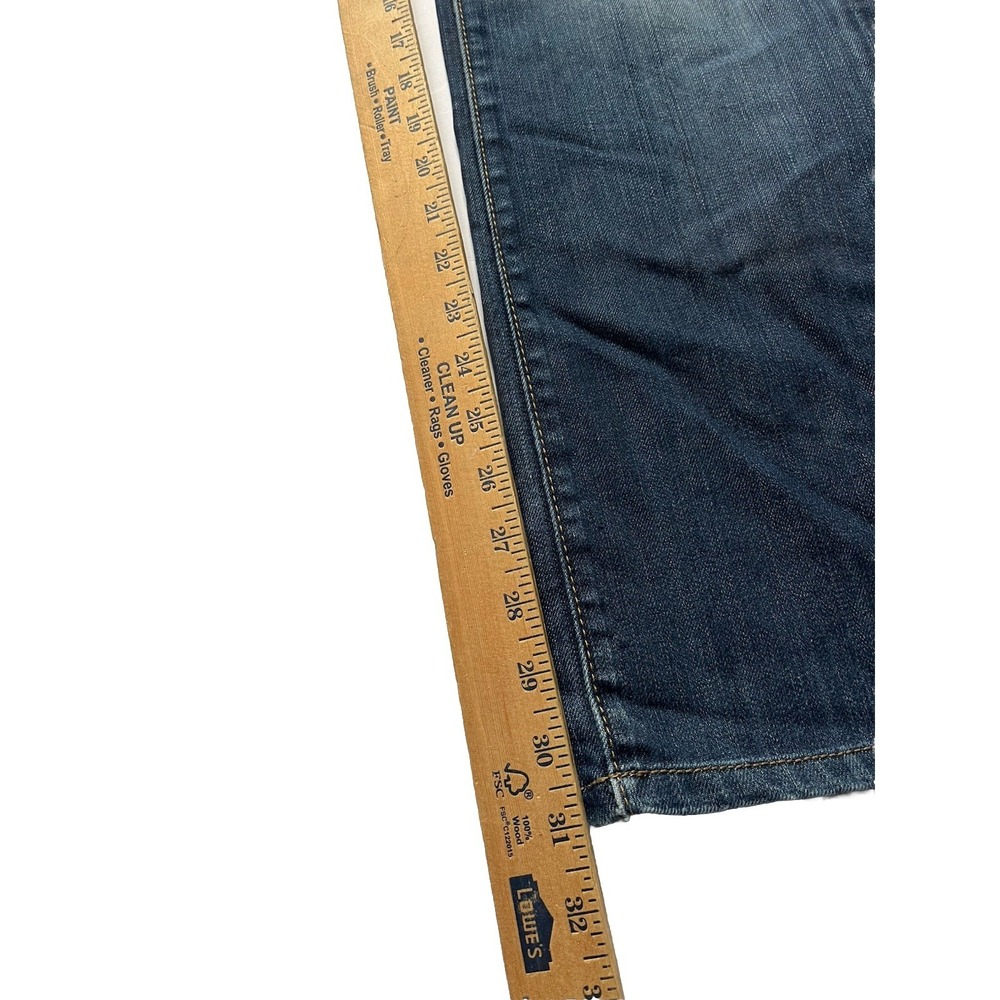 Fidelity Jeans Mens Blue Distressed Calvary Selvedge Seam 50-11/33 Denim - Picture 12 of 13